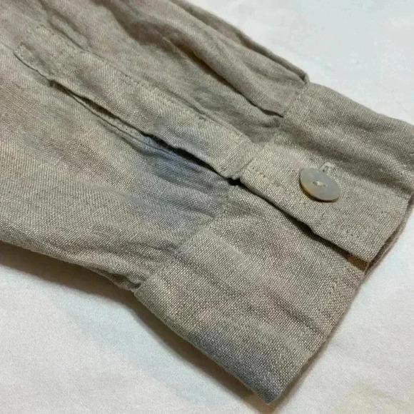 Chico’s Design Vintage 100% Linen Tunic Top in Size 2. (Large/12) - Picture 12 of 13